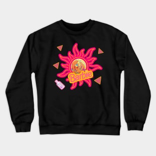 Vintage aesthetics Malibu and ken pink sun Crewneck Sweatshirt